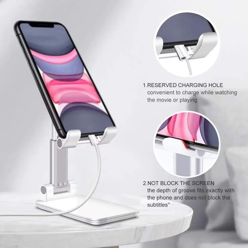 Suporte Para Celular E Tablet Mesa Dobrável Universal