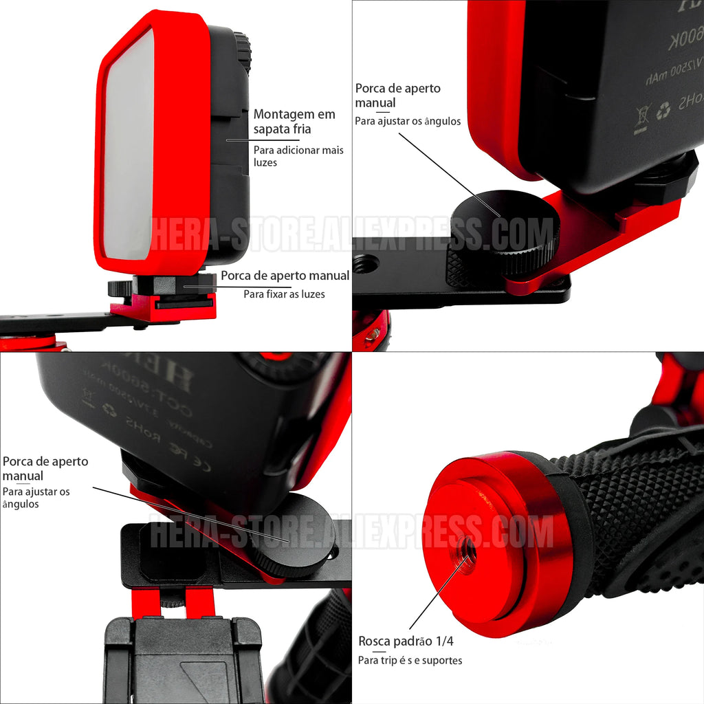 Dental Photography Light Kit Phone Compatible Dentist Teeth & Dentures Photo Lighting Dental Phone Light