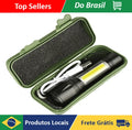 NEVERDIE-Mini Lanterna Militar Tática Com Led Forte E Zoom p/ regular Alcance Recarrega via USB-ENVIO IMEDIATO PARA TODO BRASIL