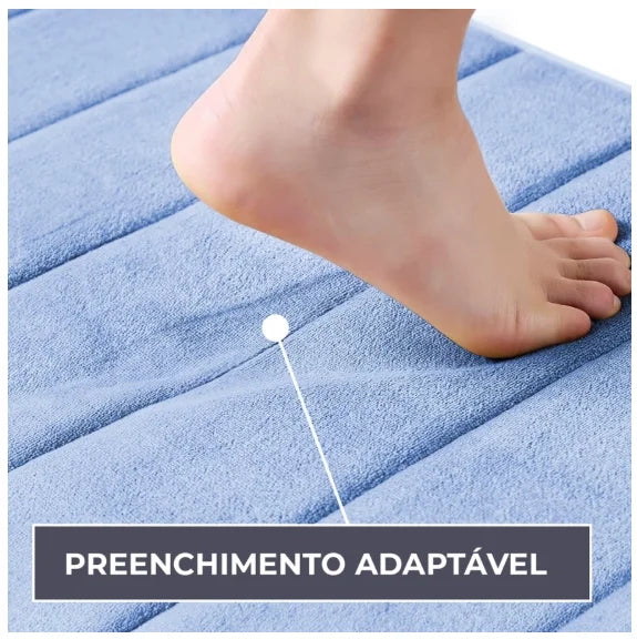Memory Foam Cushion Non-Slip Embossed Bathroom Mat-Neverdie Store