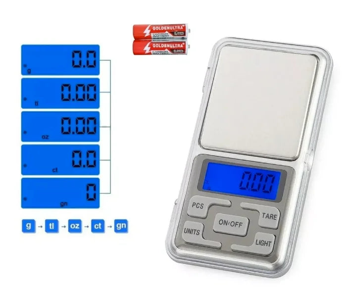 Mini Portable High Precision Scale 0,1g A 500g Digital