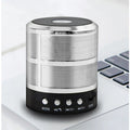 Caixa de Som 887 Mini Caixinha Bluetooth Portatil Usb Sd Fm Bateria Recarregavel Amplificada - Grave Potente