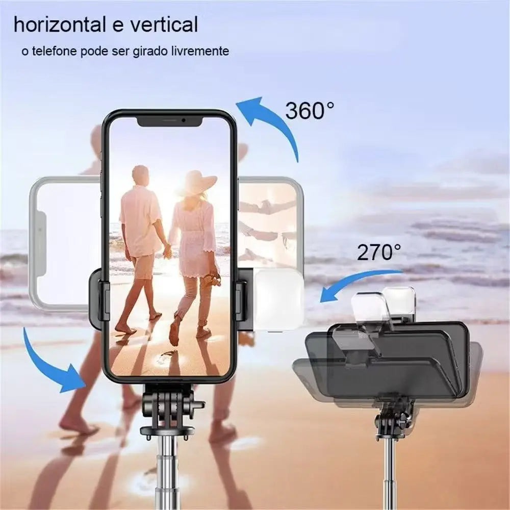 ZJ-107 Portable And Modern Bluetooth Selfie Stick Mobile Phone Tripod