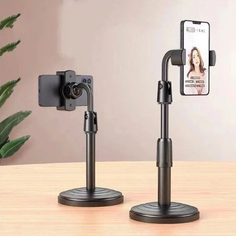 Suporte Tripe de Celular Com Base De Mesa Ajustavel Angulo 360º