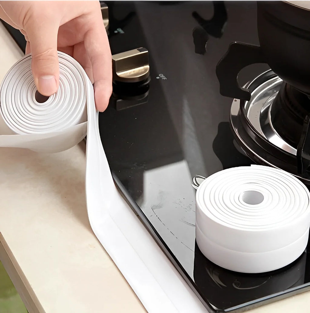 Kitchen Bathroom Adhesive Tape Stove Sealant Waterproof Sealing Tape-Neverdie store