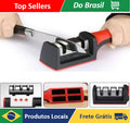 Professional Stainless Steel Knives Sharpster With 3 Professional Sharppers 21.5x5,8X5,1 CM