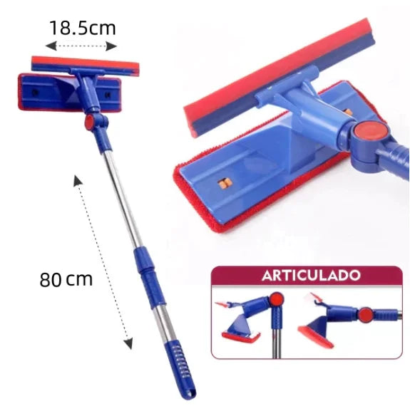 Multi-Purpose Magic Mop Extendable 2-in-1 Sponge for Cleaning Mirrors, Glass, Tiles, Windows, and Cars-Neverdie Store