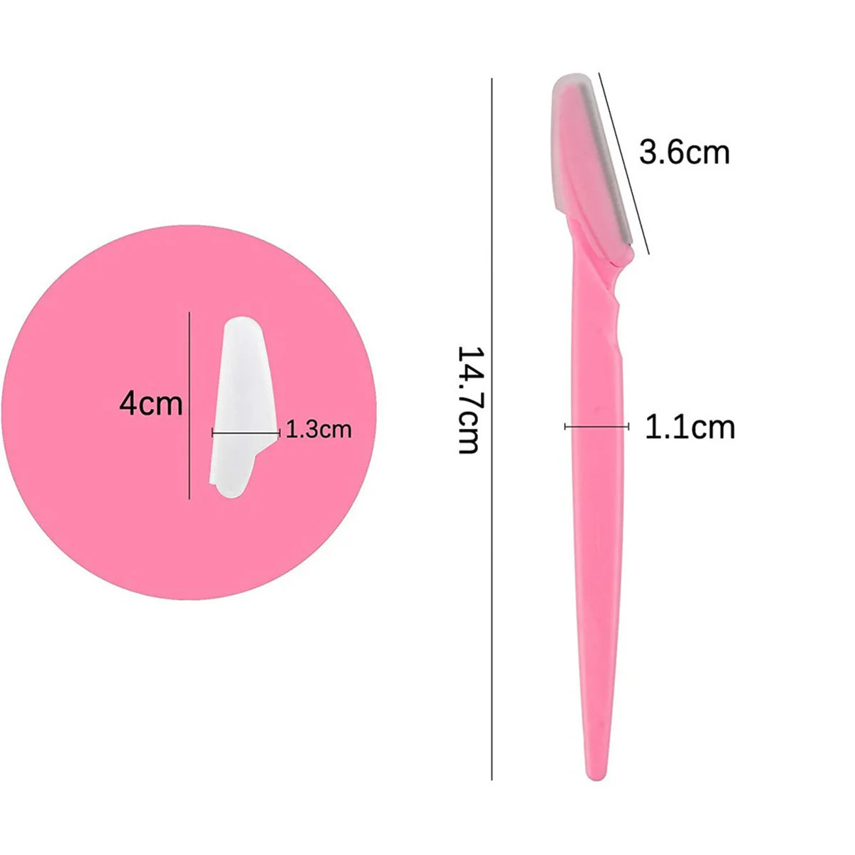Kit 3 Razor For Eyebrows and Face
