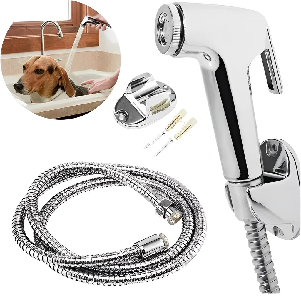 Chrome Toilet Shower 100% Full Luxury Metal Inox - Neverdie Store