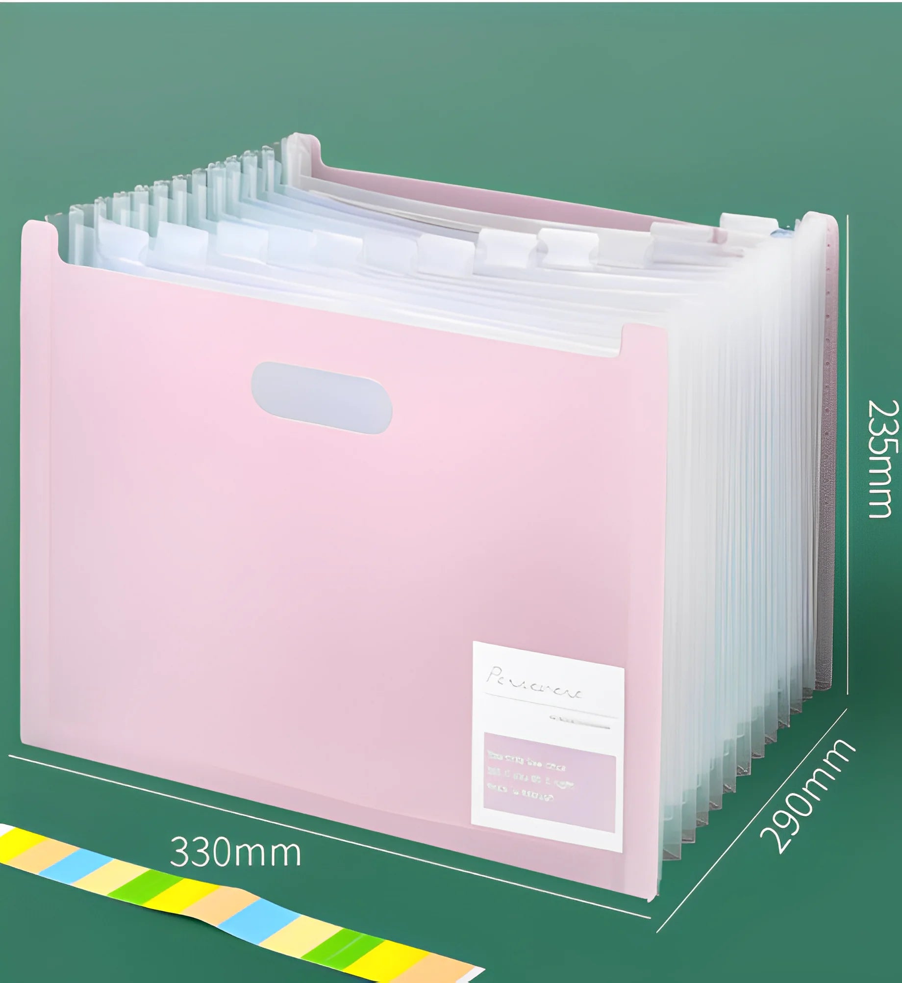 12 Partitions Folder Multi-Purpose Sanfonated Document Organizer-Neverdie Store