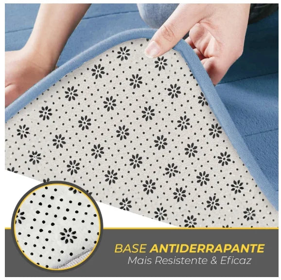 Memory Foam Cushion Non-Slip Embossed Bathroom Mat-Neverdie Store