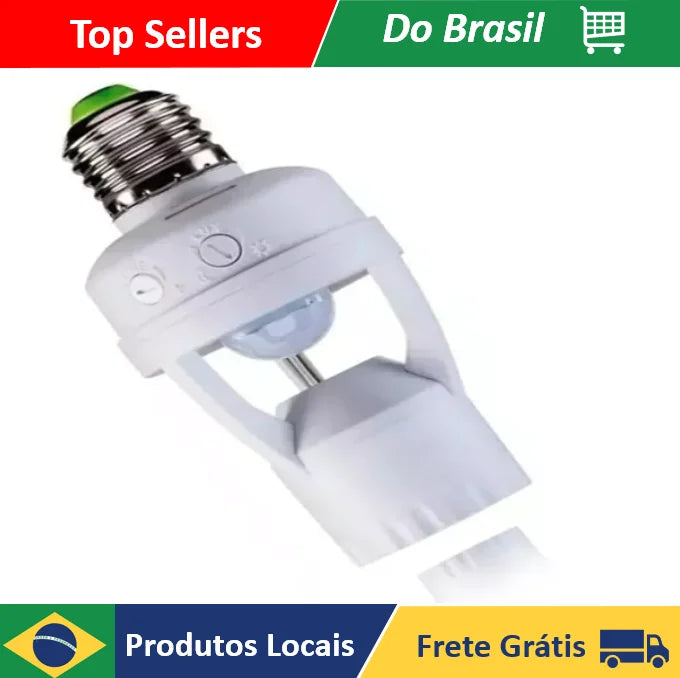 Presence Sensor With Photocell For E27 Socket Lamp
