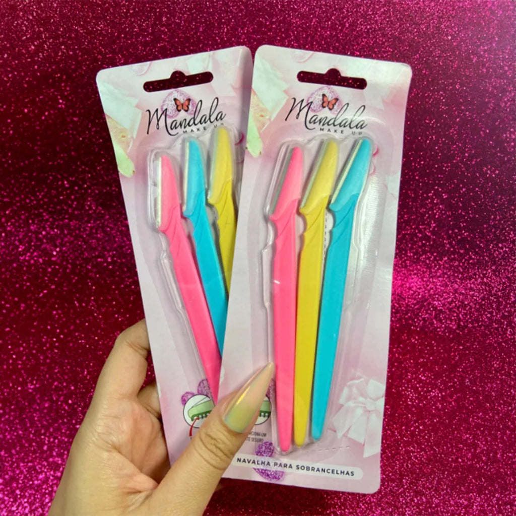Kit 3 Razor For Eyebrows and Face