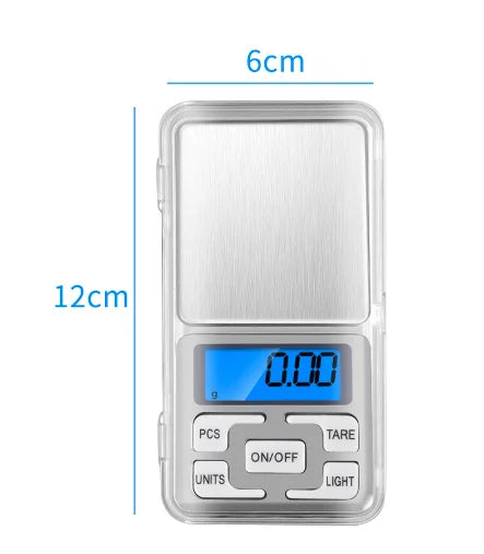 Mini Portable High Precision Scale 0,1g A 500g Digital