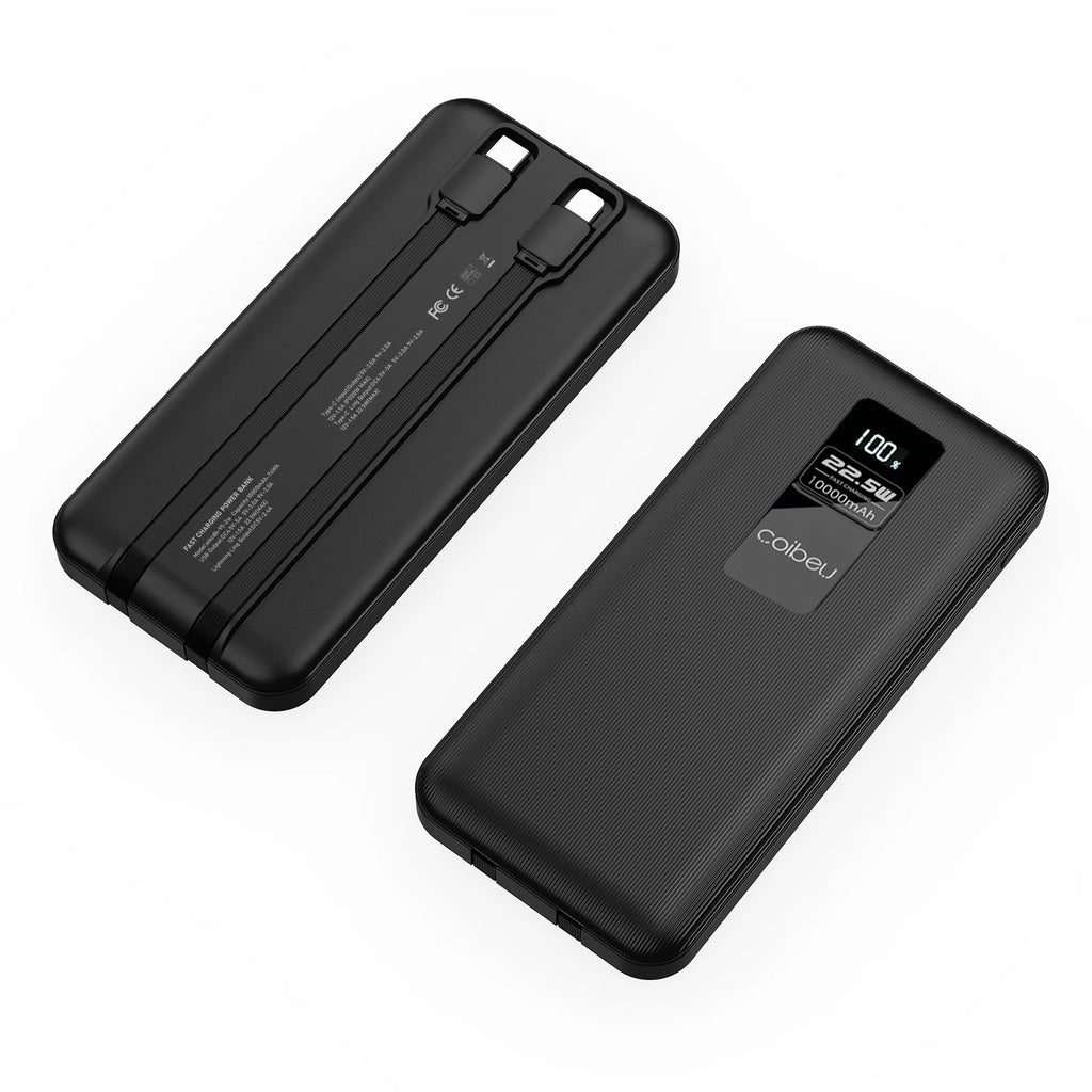 10000 and 20000 mAh, Portable Power Bank, Rechargeable Batteries, Portable Powerbank, Come with TYPE-C, USB, Digital Display