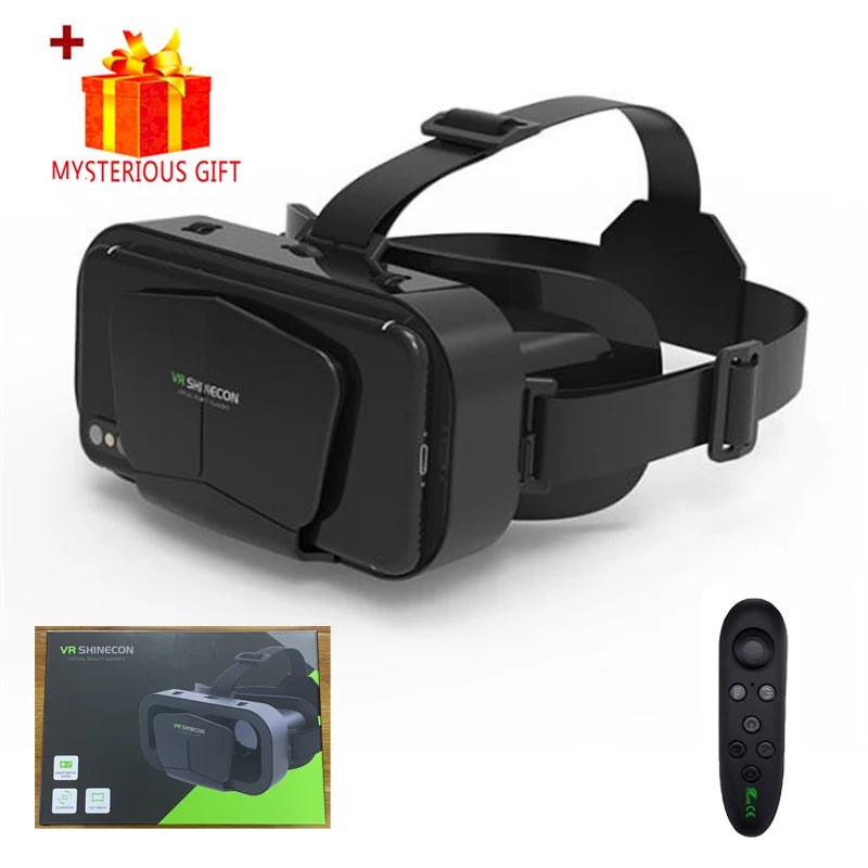 Óculos de Realidade Virtual 3D VR Dispositivos Headset Capacete Lentes Óculos Inteligentes Para Smartphones Telefone Celular Jogo Viar Viewer Set