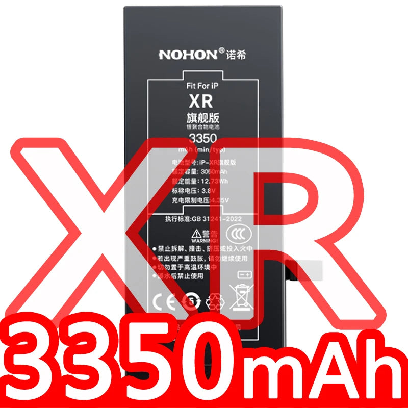 NOHON Battery For Apple iPhone SE 2016 2020 11 Pro 12 Mini 13 14 8 Plus 7 6S 6 X XR XS MAX Lithium Polymer Replacement Batteries