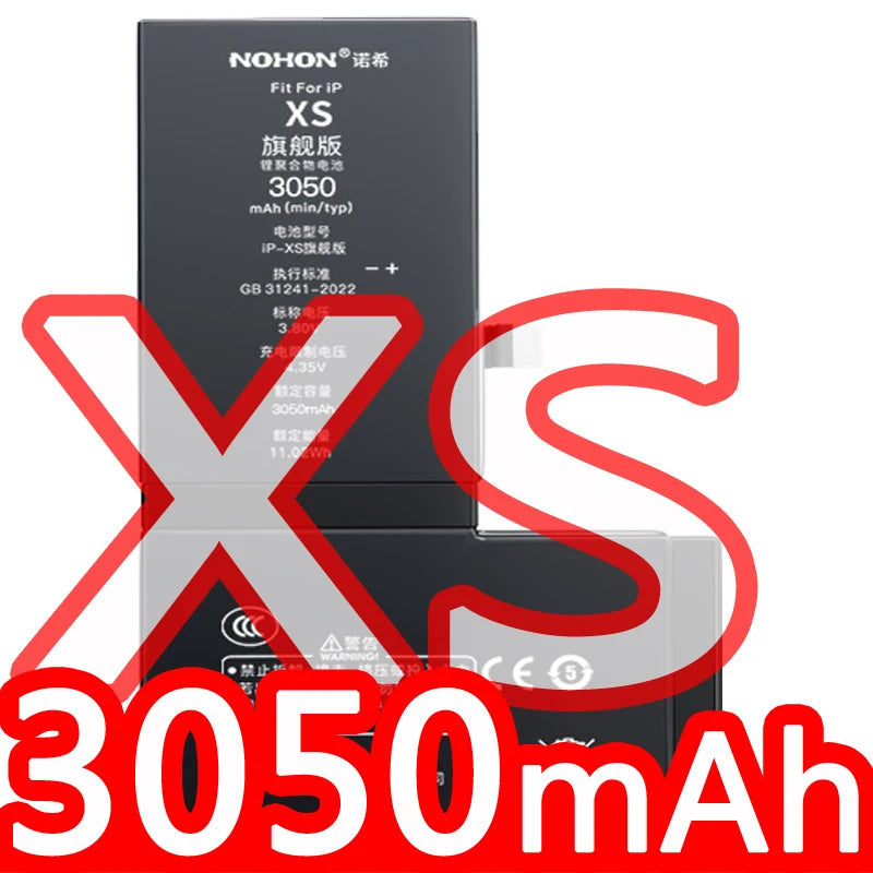 NOHON Battery For Apple iPhone SE 2016 2020 11 Pro 12 Mini 13 14 8 Plus 7 6S 6 X XR XS MAX Lithium Polymer Replacement Batteries