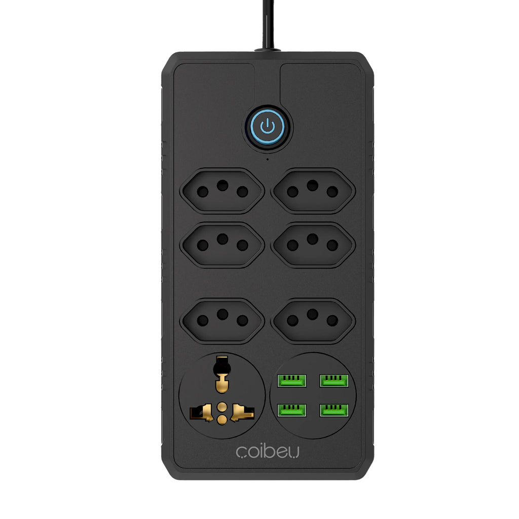 Extension Socket, Power Extension, USB Socket, Socket Line Filter, Regua Power Sockets, Electric Extension, 110-220V,10A