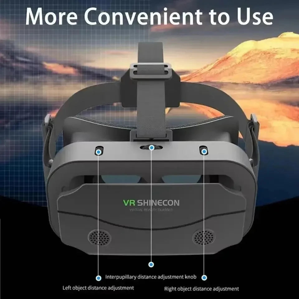 Óculos de Realidade Virtual 3D VR Dispositivos Headset Capacete Lentes Óculos Inteligentes Para Smartphones Telefone Celular Jogo Viar Viewer Set