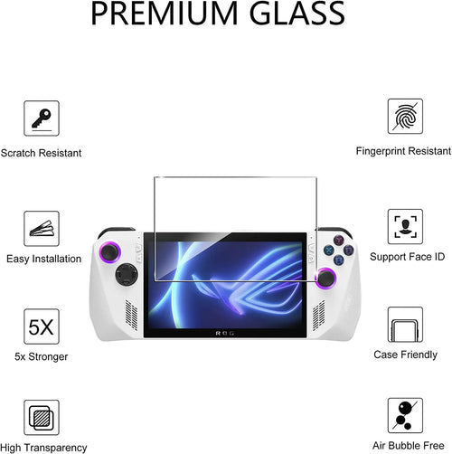 1/2/3PCS Protective Tempered Glass for Asus ROG Ally Anti-scratch Screen Protective Film for Asus ROG Ally 7 " Glass Accessories