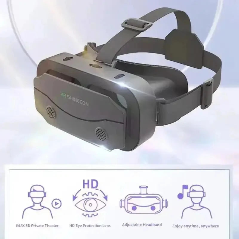 Óculos de Realidade Virtual 3D VR Dispositivos Headset Capacete Lentes Óculos Inteligentes Para Smartphones Telefone Celular Jogo Viar Viewer Set