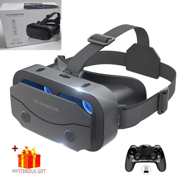Óculos de Realidade Virtual 3D VR Dispositivos Headset Capacete Lentes Óculos Inteligentes Para Smartphones Telefone Celular Jogo Viar Viewer Set