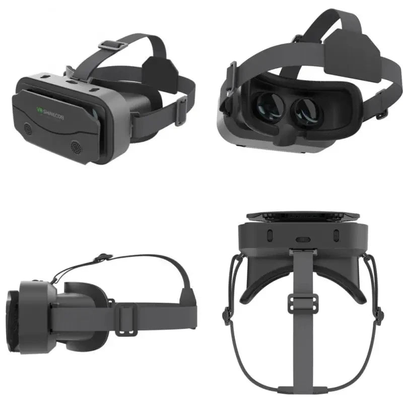 Óculos de Realidade Virtual 3D VR Dispositivos Headset Capacete Lentes Óculos Inteligentes Para Smartphones Telefone Celular Jogo Viar Viewer Set