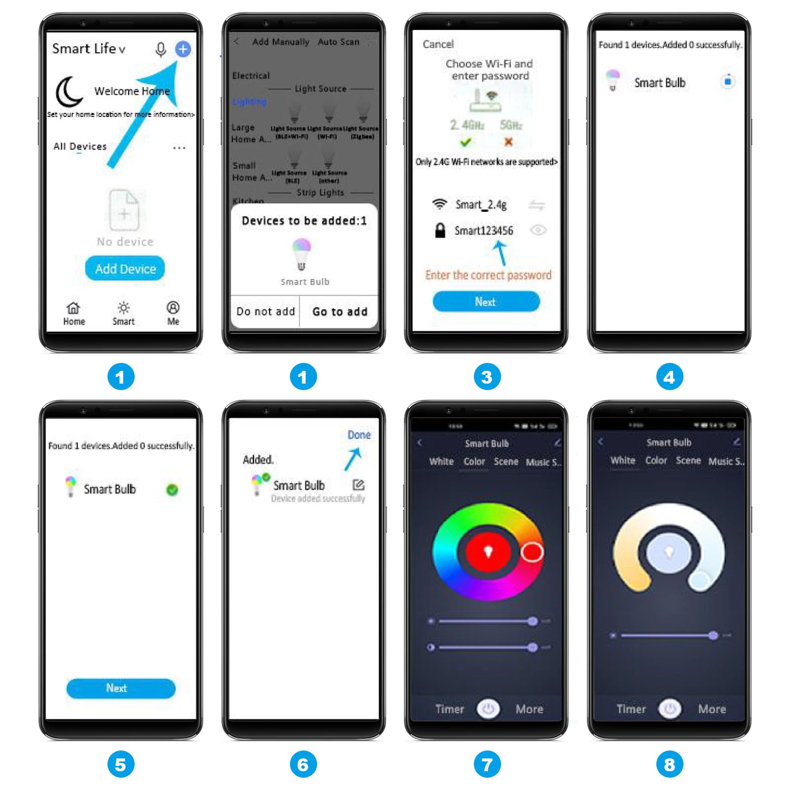 Smart lamp, Alexa original Portuguese, smart home, Tuya, smart home automation, Bluetooth control