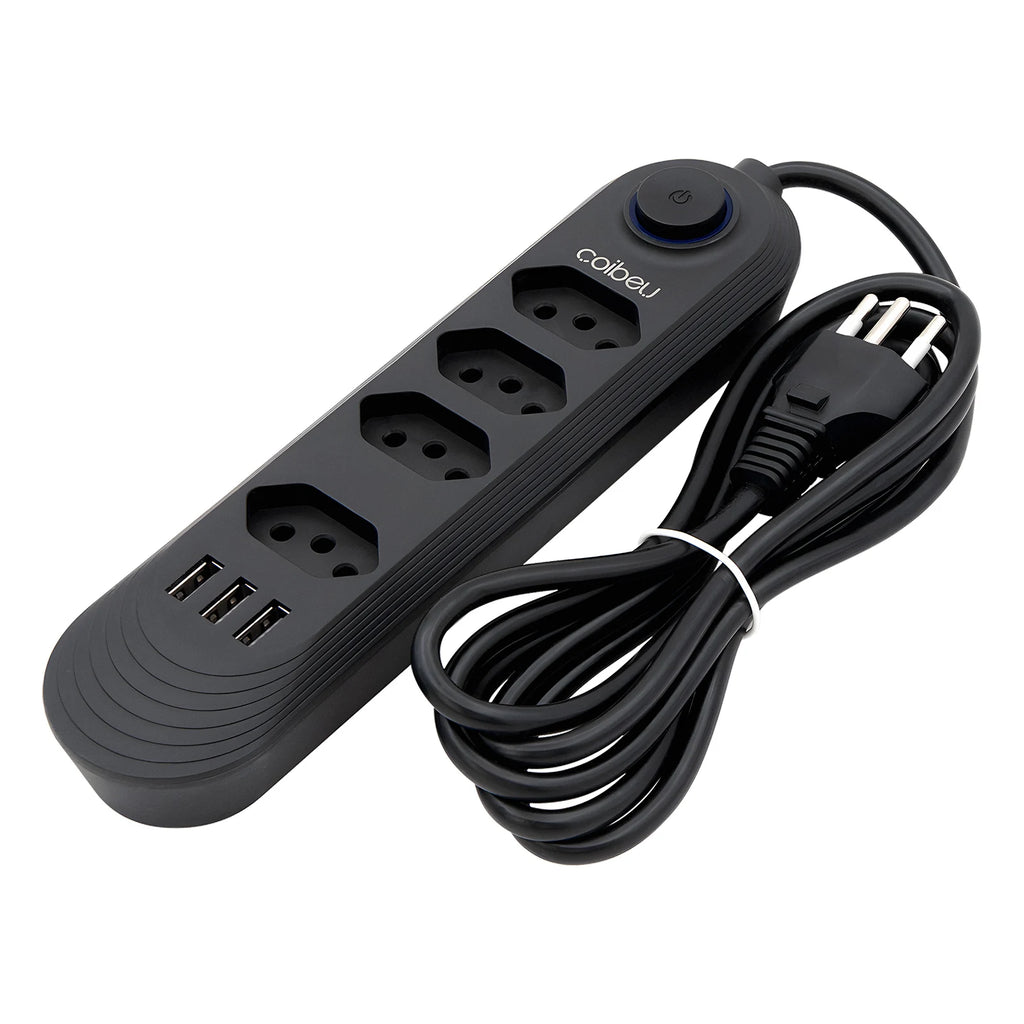 Extension Socket, Power Extension, USB Socket, Socket Line Filter, Regua Power Sockets, Electric Extension, 110-220V,10A