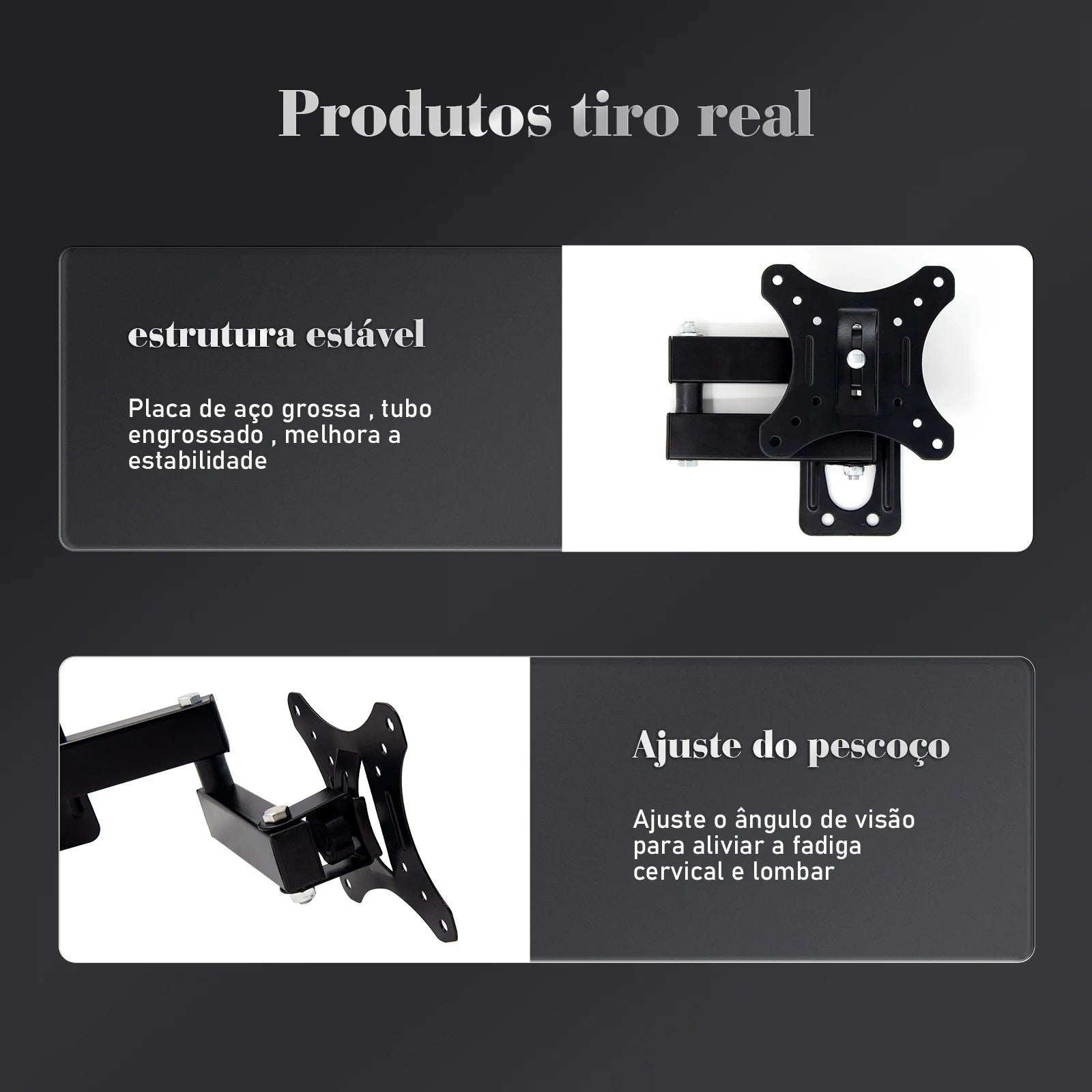 TV Stand, Matte Spray Paint, Super Load Holder, Applicable TV Size: 10 ''-27'', Cold Rolled Steel Sheet