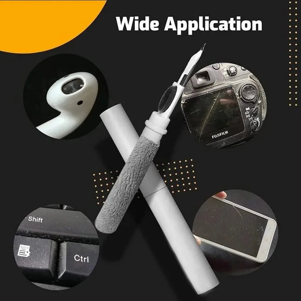 Kit de Limpeza 2 em 1 Caneta de Limpeza de Fone de Ouvido para Airpods 3 Pro Estojo 13 Escovas Ferramentas de Limpeza de Fones de Ouvido