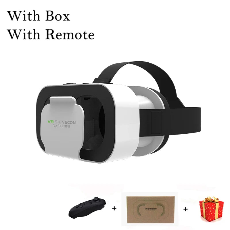 Óculos de Realidade Virtual 3D VR Dispositivos Headset Capacete Lentes Óculos Inteligentes Para Smartphones Telefone Celular Jogo Viar Viewer Set