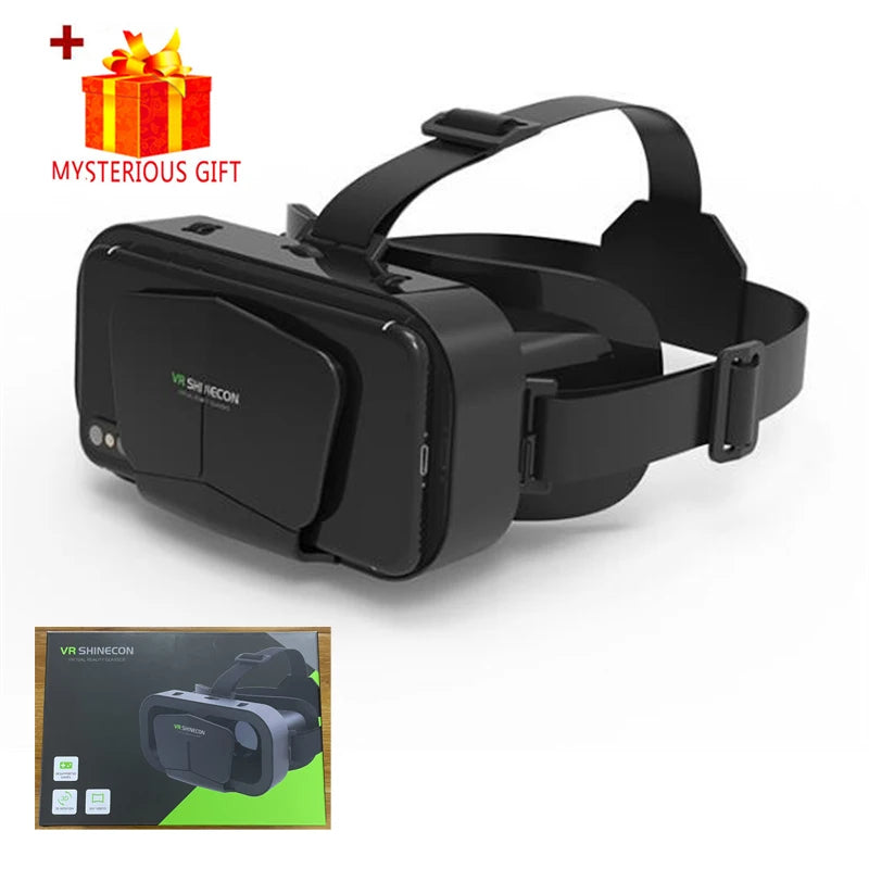 Óculos de Realidade Virtual 3D VR Dispositivos Headset Capacete Lentes Óculos Inteligentes Para Smartphones Telefone Celular Jogo Viar Viewer Set