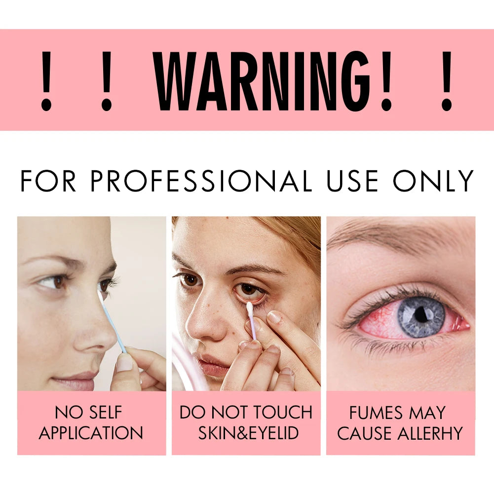Bella moça 10PCS Lashes Glue Remover 5g Glue Remover Eyelash Extension Glue Remover No Irritating Quick Unloading Adhesive