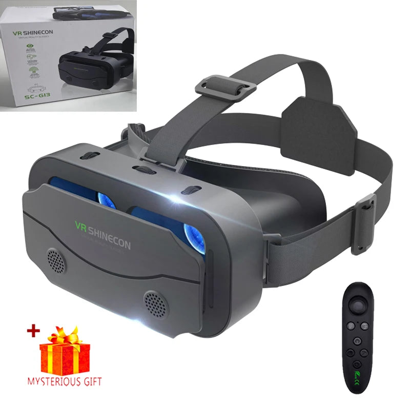 Óculos de Realidade Virtual 3D VR Dispositivos Headset Capacete Lentes Óculos Inteligentes Para Smartphones Telefone Celular Jogo Viar Viewer Set