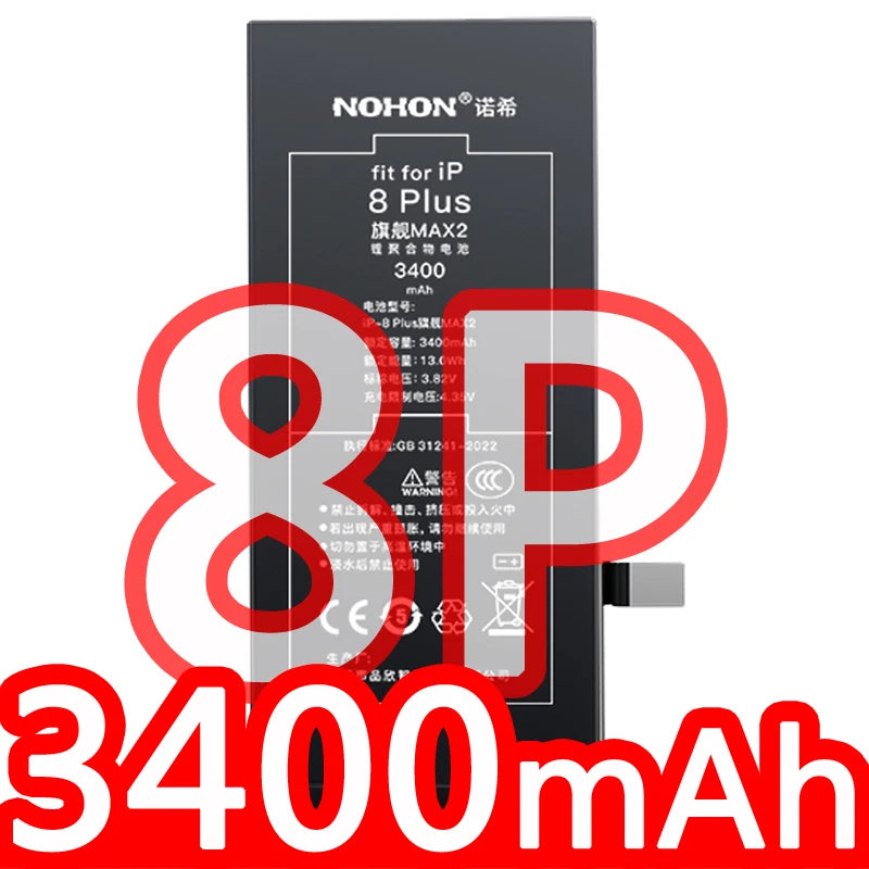 NOHON Battery For Apple iPhone SE 2016 2020 11 Pro 12 Mini 13 14 8 Plus 7 6S 6 X XR XS MAX Lithium Polymer Replacement Batteries
