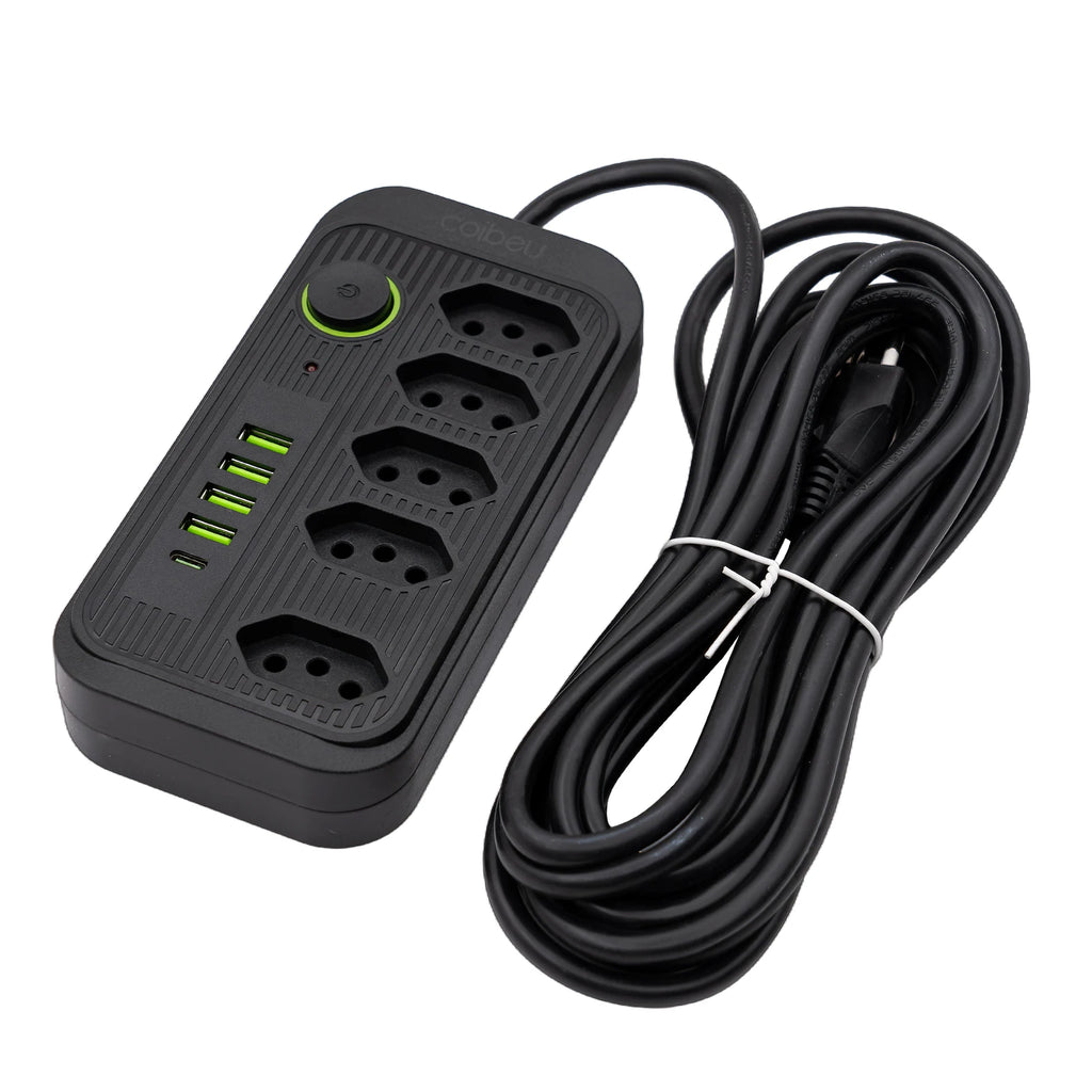 Extension Socket, Power Extension, USB Socket, Socket Line Filter, Regua Power Sockets, Electric Extension, 110-220V,10A