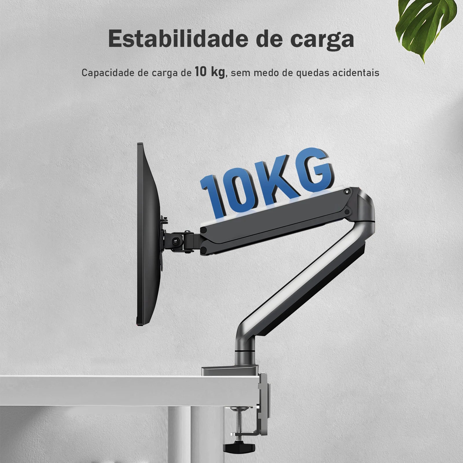 Articulated monitor arm, TV mount, desktop full-motion monitor holder, mechanical spring arm, aluminum monitor stand