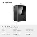 SMALLRIG VB99 V Mount Battery 99Wh 6800mAh Power Bank with OLED Screen for Camera Camcorder Monitor Video Light Phone