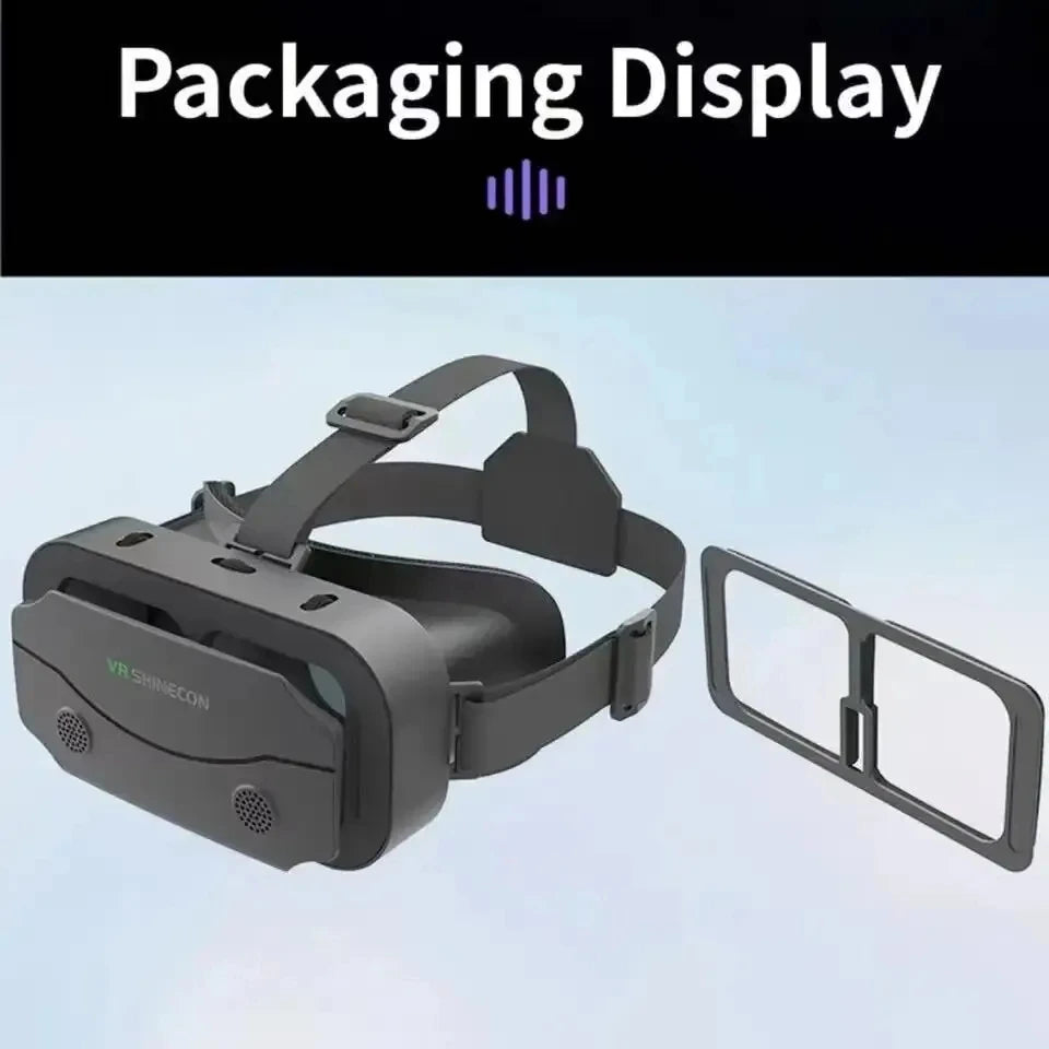 Óculos de Realidade Virtual 3D VR Dispositivos Headset Capacete Lentes Óculos Inteligentes Para Smartphones Telefone Celular Jogo Viar Viewer Set