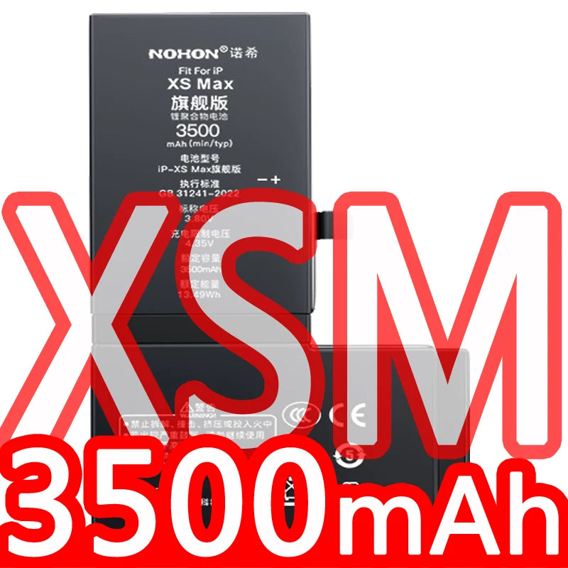 NOHON Battery For Apple iPhone SE 2016 2020 11 Pro 12 Mini 13 14 8 Plus 7 6S 6 X XR XS MAX Lithium Polymer Replacement Batteries