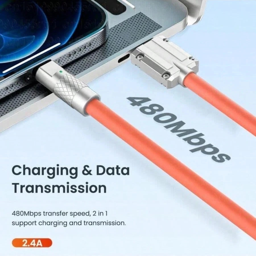 Brazil 120W 6A Super Fast Charge Type-C Liquid Silicone Cable Quick Charge PD 60W USB Date Wire