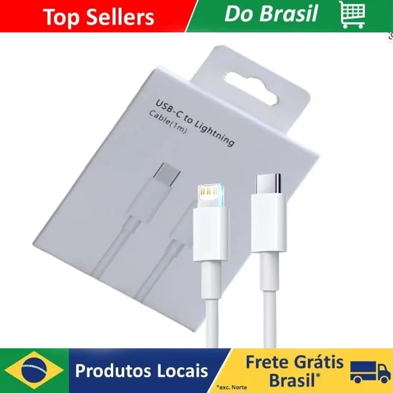 Brazil 20W Fast Charging USB C Cable For iPhone 14 13 12 11 Pro Max Plus XS Fast Charger Type C Data Line Cable