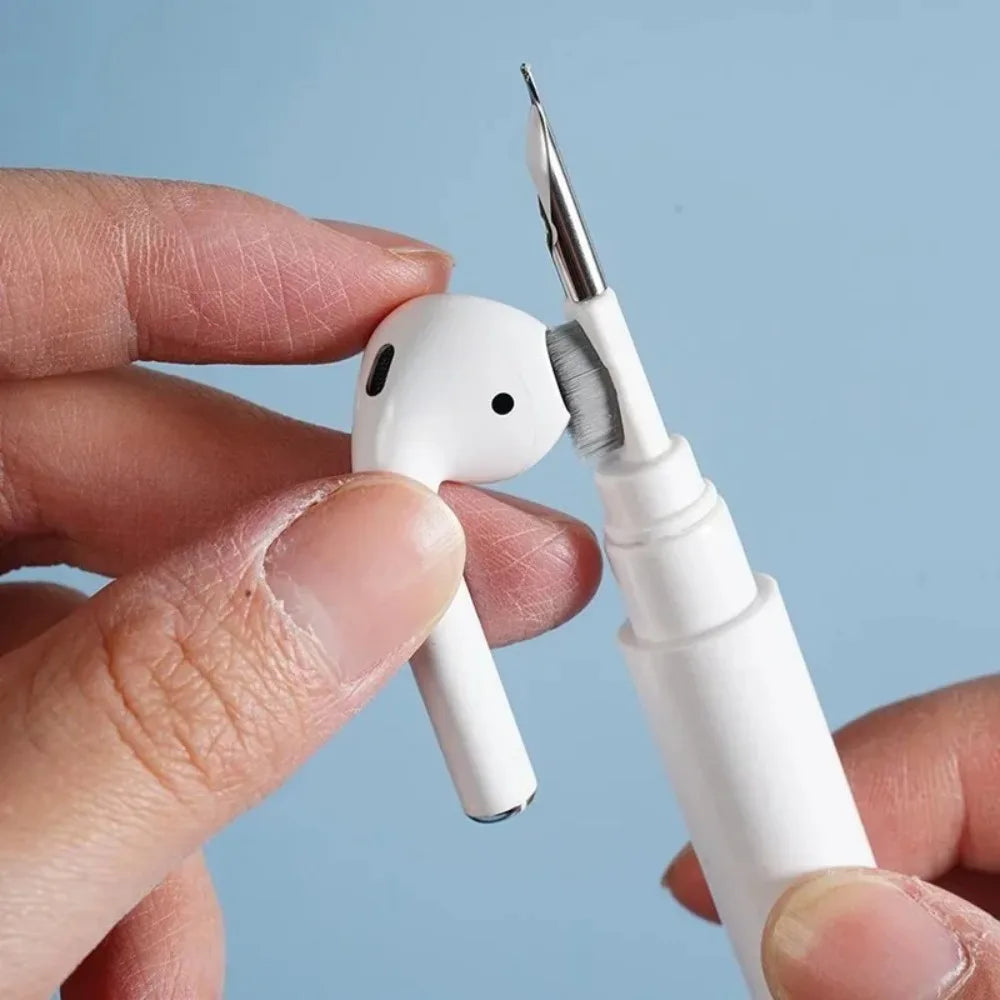 Kit de Limpeza 2 em 1 Caneta de Limpeza de Fone de Ouvido para Airpods 3 Pro Estojo 13 Escovas Ferramentas de Limpeza de Fones de Ouvido